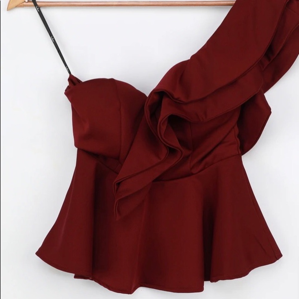 Off the shoulder Ruffle Top
